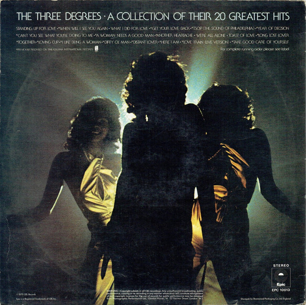 Three Degrees - A Collection Of Their 20 Greatest Hits - Used Vinyl R image 2