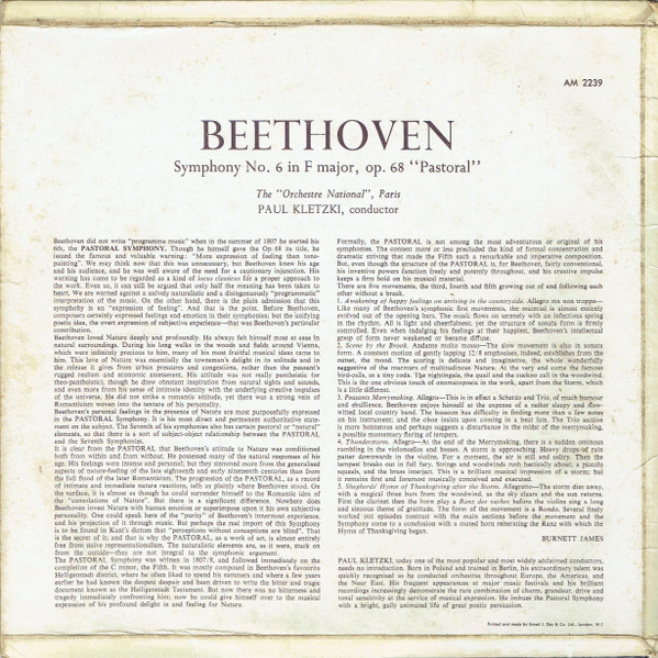 Ludwig van Beethoven - Symphony N° 6 In F Major, Op. 68 (Pastoral) - image 2