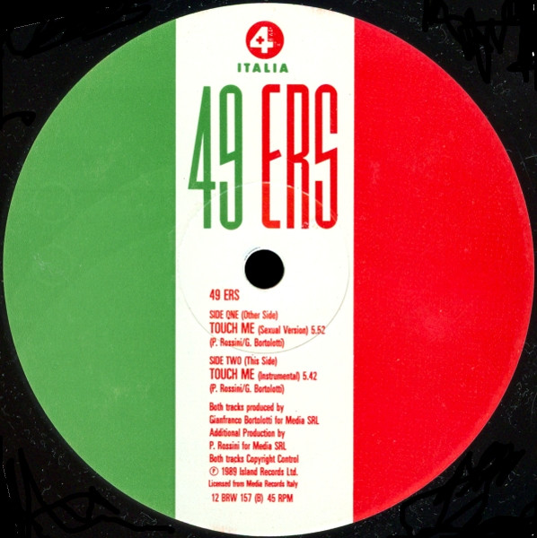 49ers - Touch Me (Sexual Version) - Used Vinyl Record 12" image 4