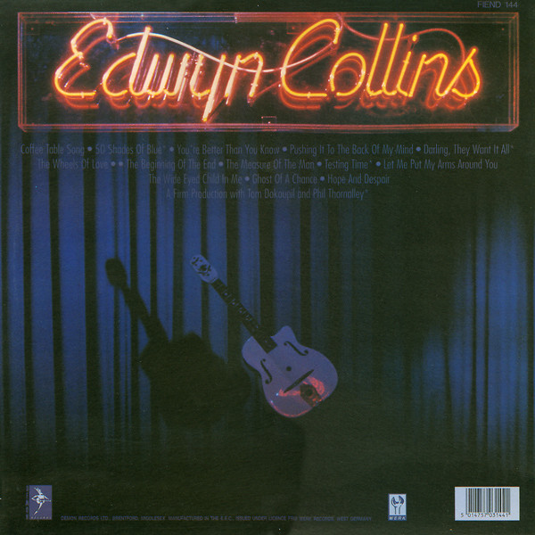 Edwyn Collins - Hope And Despair - Used Vinyl Record image 2