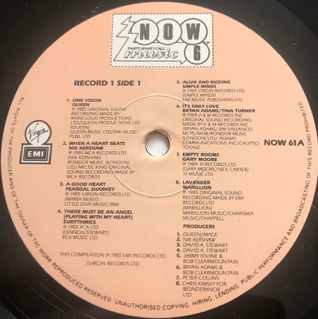 Various - Now That's What I Call Music 6 - Used Vinyl Record image 2