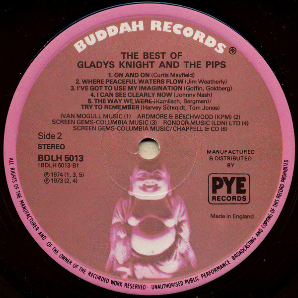 Gladys Knight And Th - Best Of Gladys Knight & The Pips - Used Vinyl image 5