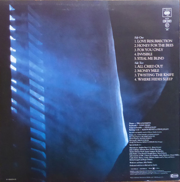 Alison Moyet - Alf - Used Vinyl Record image 2