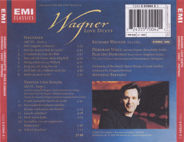 Richard Wagner - Love Duets (Tristan Und Isolde / Siegfried) - Used C image 2