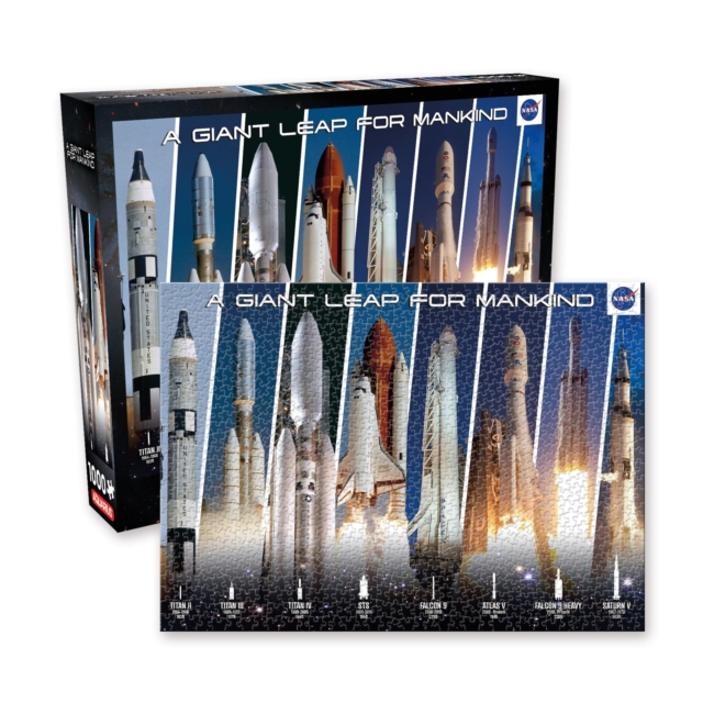 NASA - Rocket Grid 1000 Piece Jigsaw Puzzle - Jigsaw Puzzle image 1