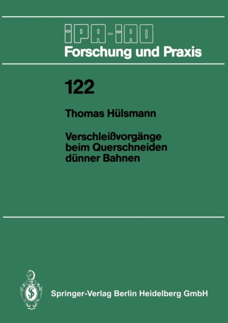 Verschlei?vorg?nge beim Querschneiden d?nner Bahnen