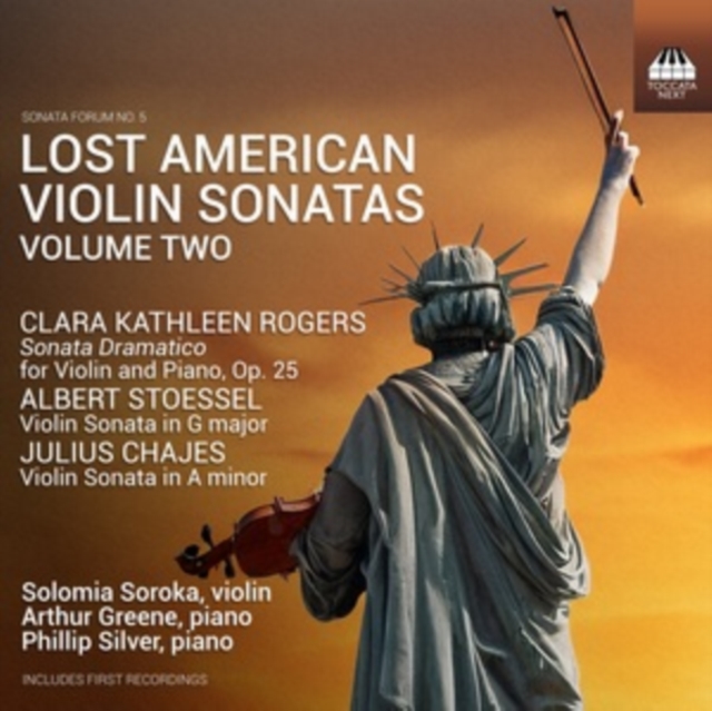 SOROKA/SILVER/GREENE - LOST AMERICAN VLN SONATAS 2 - cd image 1