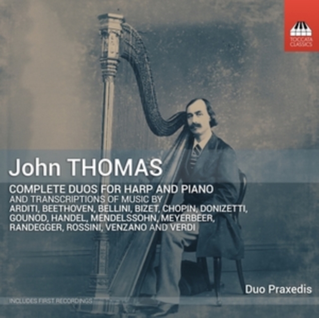 DUO PRAXEDIS - THOMAS - COMP DUOS FOR HARP - Preorder - CDBX image 1