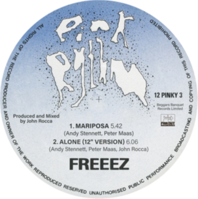 FREEEZ - Mariposa/ Alone - Vinyl Record 12 image 1