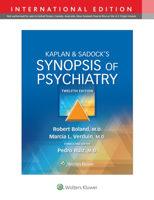 Dr.Pedro MD Ruiz - Kaplan & Sadock's Synopsis of Psychiatry - Pape image 1