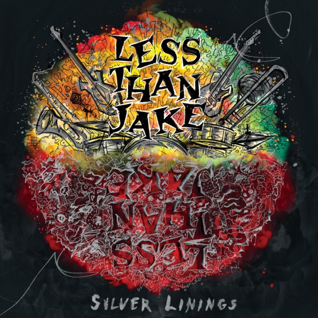 LESS THAN JAKE - SILVER LININGS (PINK VINYL) - Vinyl Record image 1