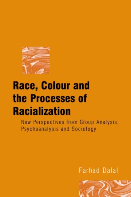 Race, Colour and the Processes of Racialization : New Perspectives from Group Analysis, Psychoanalysis and Sociology