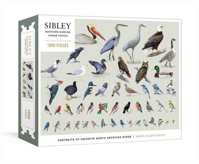 Sibley Backyard Birding Puzzle : 1000-Piece Jigsaw Puzzle with Portraits of Favorite North American Birds