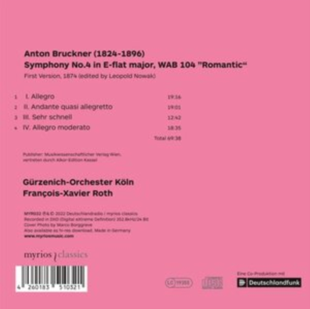 BRUCKNER SYMPHONY NO. 4 (FIRS