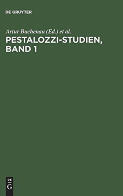 Pestalozzi-Studien, Band 1