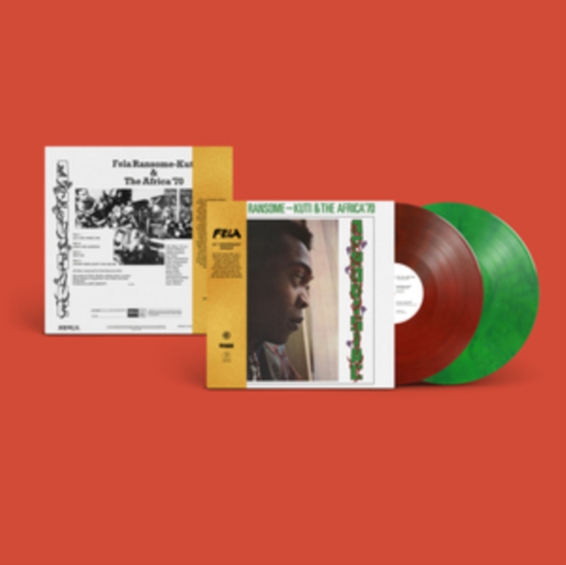 Fela Kuti - Afrodisiac LP 50th Anniversary - LP1 green marble, LP2 red image 1