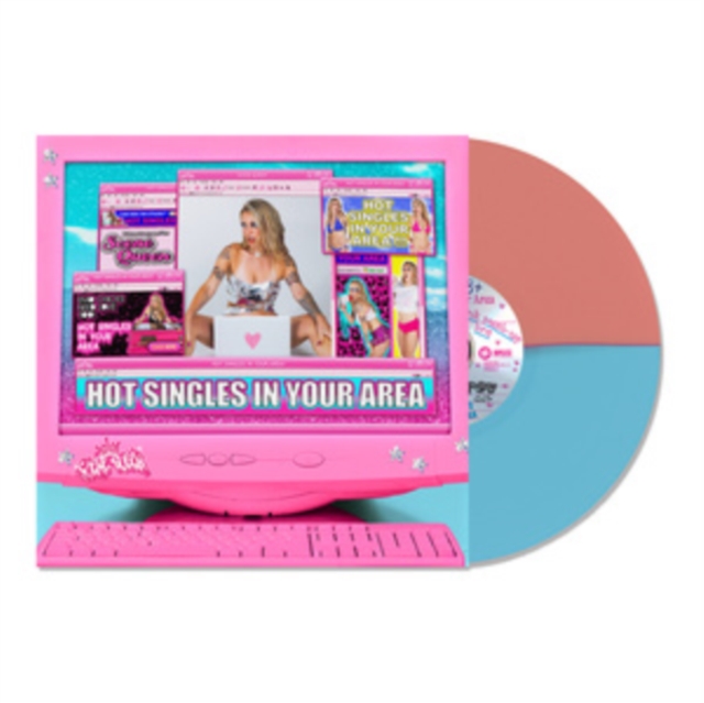 Scene Queen - Hot Singles In Your Area LP Pink Blue split coloured vin image 1