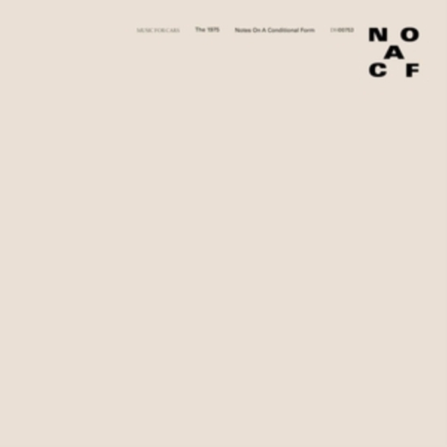 1975 - Notes On a Conditional Form - CD image 1