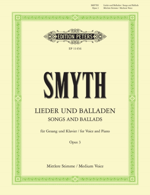 Lieder und Balladen Opus 3 : fur Gesang und Klavier