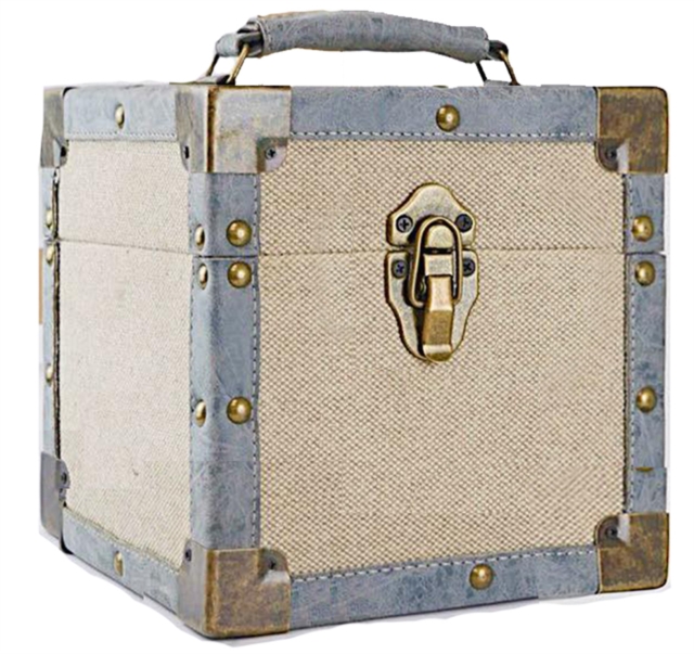 CREAM CLOTH - 7 Inch 50 Record Storage Carry Case - Record Box image 1