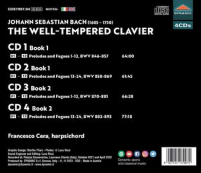 BACH - WELL-TEMPERED CLAVIER