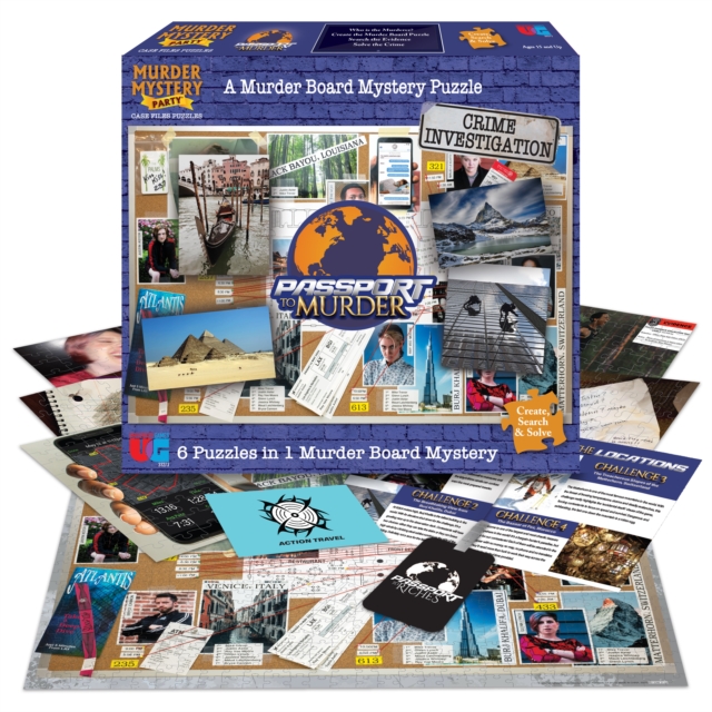 Murder Board Mystery - 6 Puzzles in 1 - Non-book item image 1