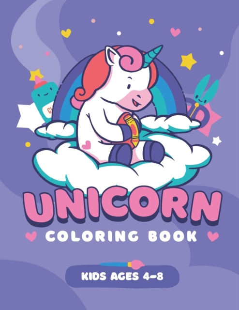 Unicorn Coloring Book For Kids Ages 4-8