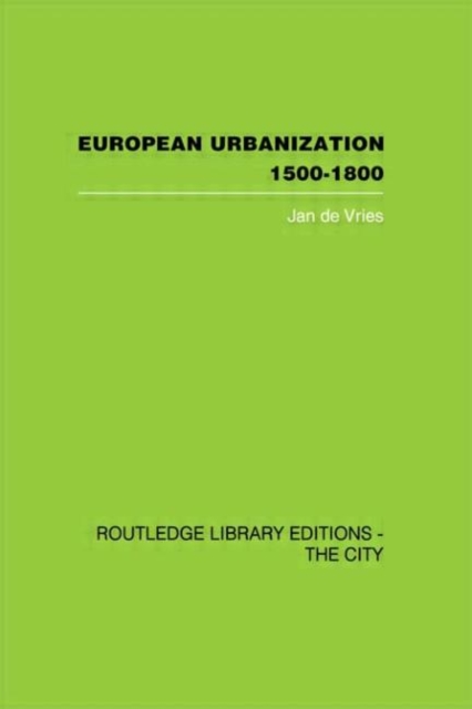 European Urbanization, 1500-1800