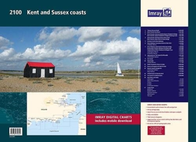 2100 Kent and Sussex Coasts Chart Pack : Thames Estuary to the Solent 2000 Chart Series : 2100