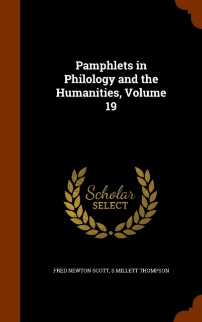 Pamphlets in Philology and the Humanities, Volume 19