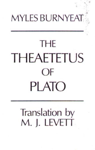 The Theaetetus of Plato