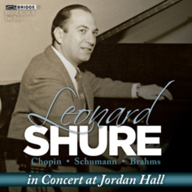 Frederic Chopin - Leonard Shure: In Concert at Jordon Hall - CD image 1
