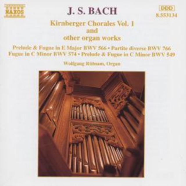 WOLFGANG - BACH: KIRNBERGER CHORALES VOL1 - CD image 1