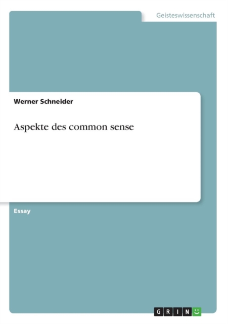 Aspekte des common sense