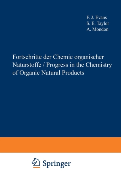 Fortschritte der Chemie organischer Naturstoffe / Progress in the Chemistry of Organic Natural Products