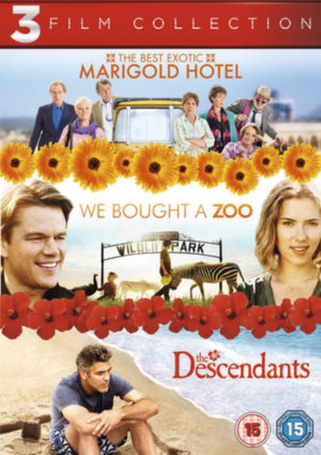 The Best Exotic Marigold Hotel / We Bought A Zoo / The Descendants DVD