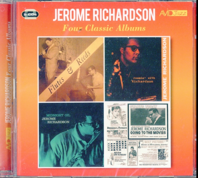 4 CLASSIC ALBUMS: FLUTES & REEDS / ROAMIN WITH RICHARDSON / MIDNIGHT OIL / GOING TO THE MOVIES