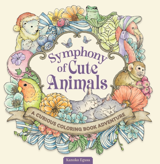 Kanoko Egusa - Symphony of Cute Animals : A Curious Coloring Book Adve image 1