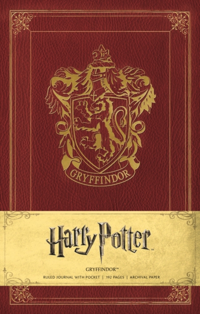 Harry Potter Gryffindor Hardcover Ruled Journal