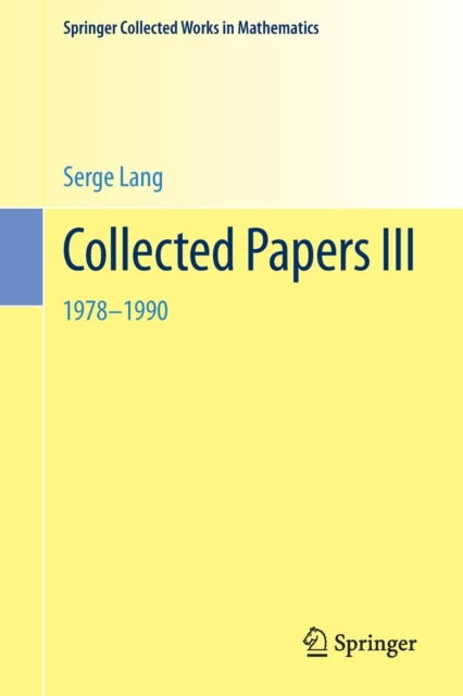 Collected Papers III : 1978-1990