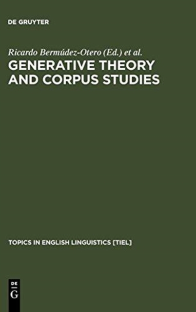 Generative Theory and Corpus Studies