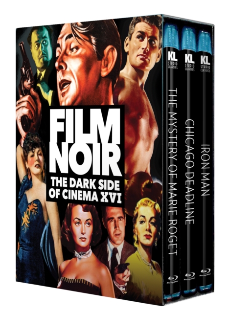 FILM NOIR: THE DARK SIDE OF CINEMA XVI (MYSTERY OF MARIE ROGET/CHICAGO DEADLINE/IRON MAN)