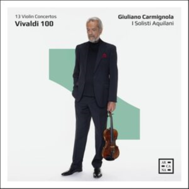 GIULIANO CARMIGNOLA; - VIVALDI 100. 13 VIOLIN CONCERT - cd image 1
