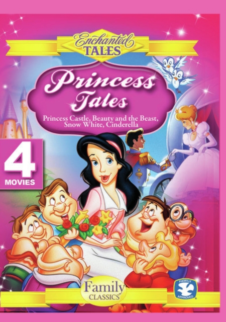 PRINCESS TALES - PRINCESS CASTLE, BEAUTY & THE BEAST, SNOW WHITE, & CINDERELLA