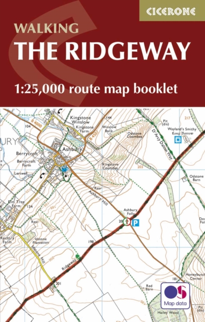 The Ridgeway Map Booklet : 1:25,000 OS Route Mapping