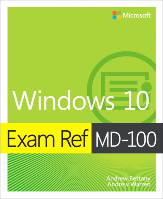 Andrew Warren - Exam Ref MD-100 Windows 10 - Limp / Vinyl image 1