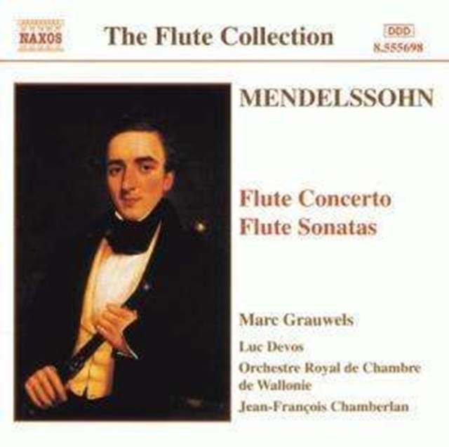 GRAUWELS:DEVOS:WALLO - MENDELSSOHN: MUSIC FOR FLUTE - CD image 1