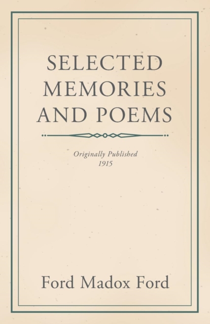 Selected Memories and Poems