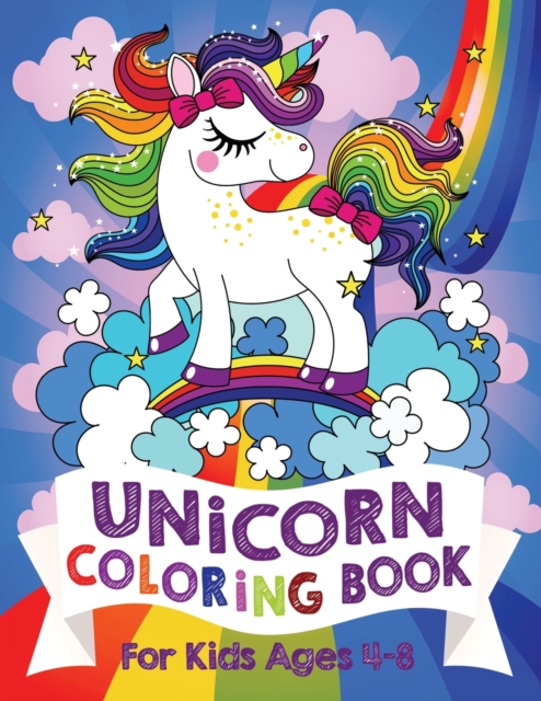 Unicorn Coloring Book For Kids Ages 4-8 (US Edition)