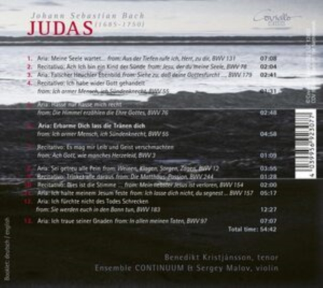 Judas - Arias and Recitatives by J.S. Bach